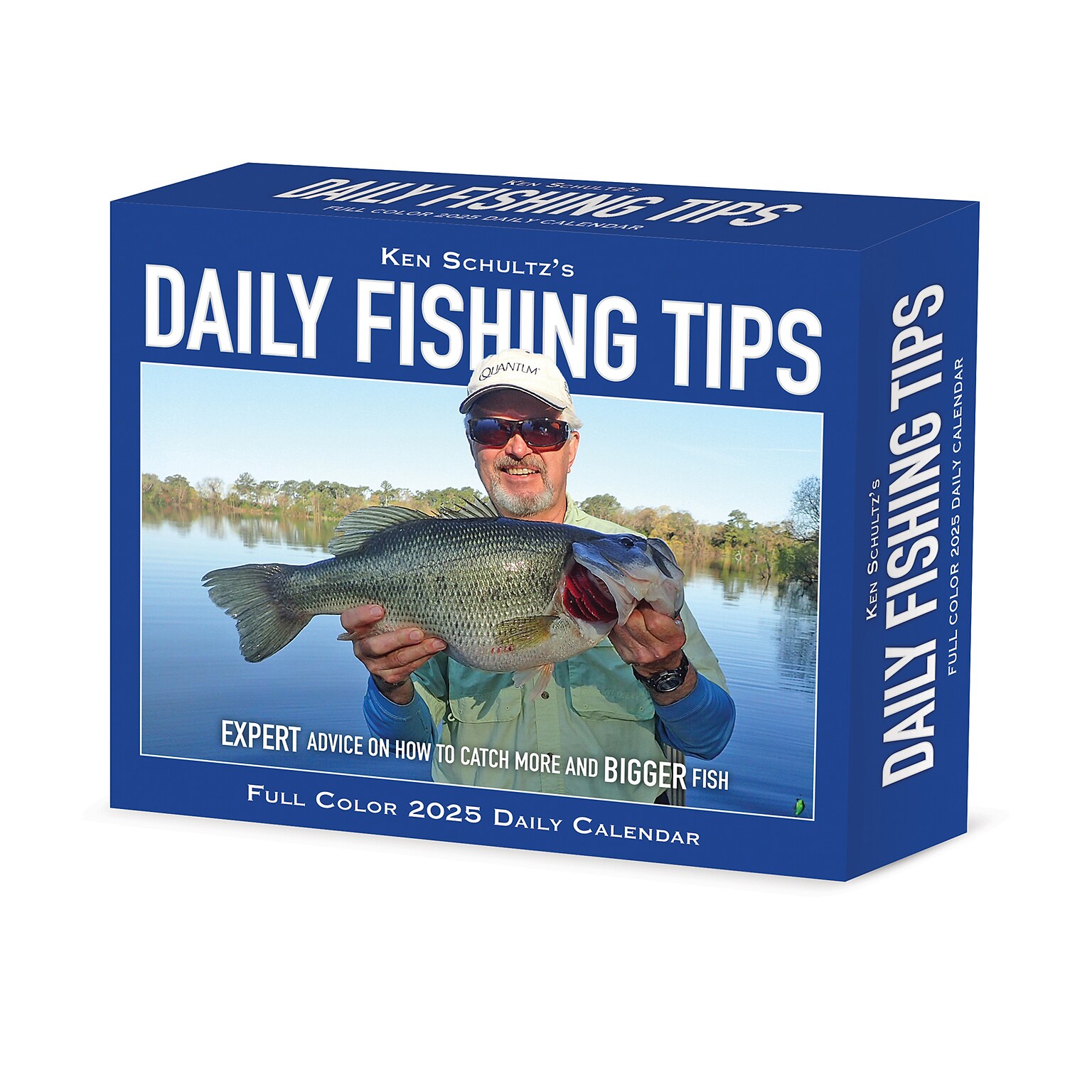 2025 Willow Creek Ken Schultzs Daily Fishing Tips 6 x 5.5 Day-to-Day Calendar, Multicolor (40904)