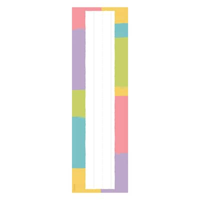 TREND Cheerful Stripes Desk Toppers Name Plates, 36/Pack, 6 Packs (T-69048-6)