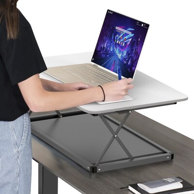 Uncaged Ergonomics CHANGEdesk Mini Adjustable Riser, Laminate Wood (CDMM-W)