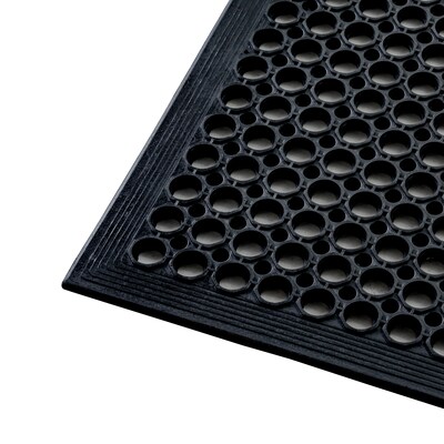 Floortex Doortex Open-Top Anti-Fatigue Mat, 47 x 35, Black (NREMFLRU0105)