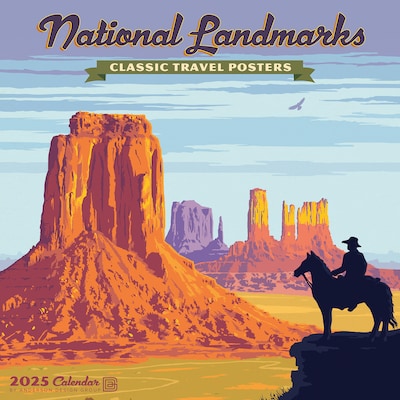 2025 Willow Creek National Landmarks 12 x 12 Monthly Wall Calendar (44117)