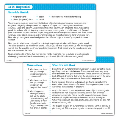 Teacher Created Resources Up-Close Science: Magnetic Wands, Rings & Discs Activity Set (TCR20369)