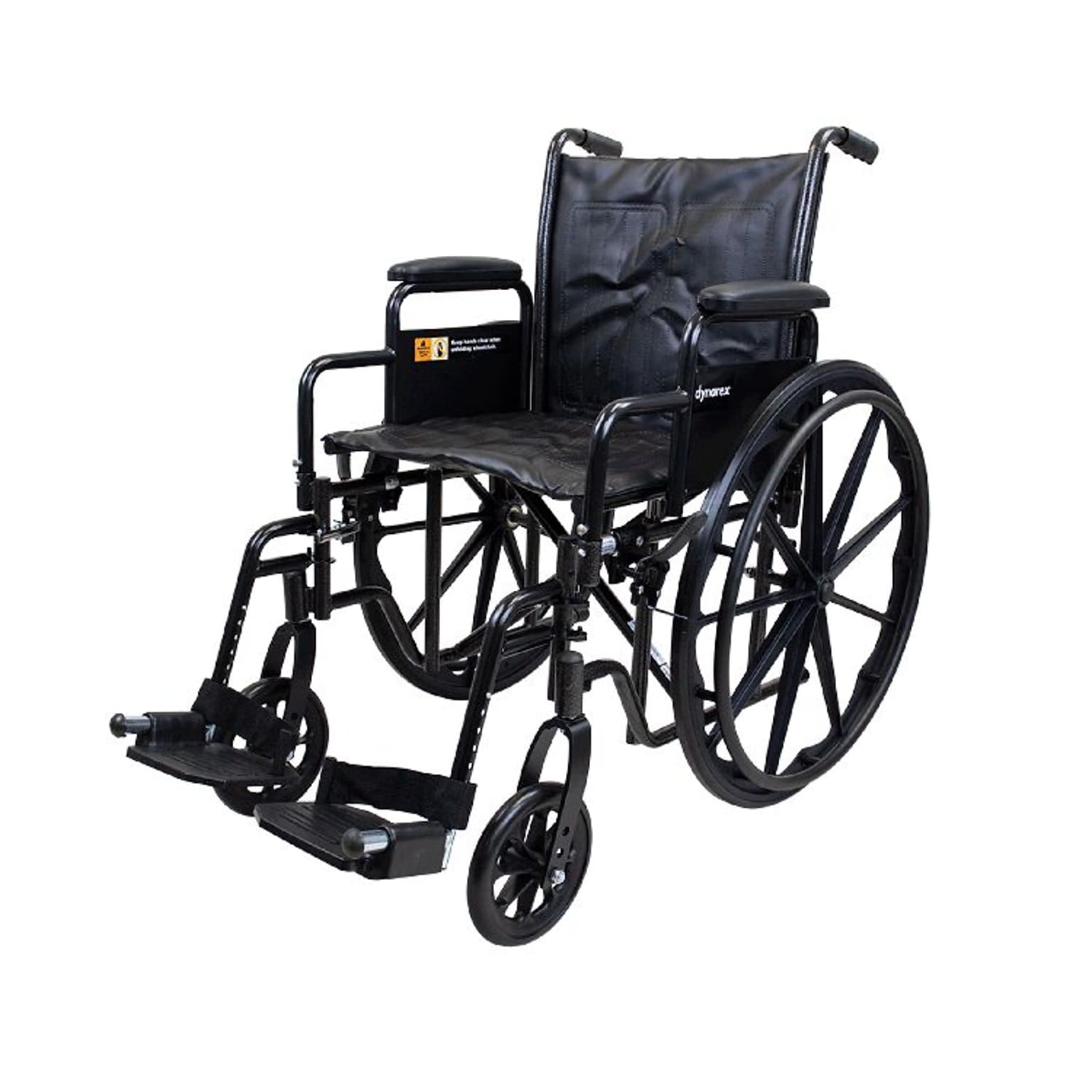 Dynarex DynaRide S2 Wheelchair, 18 x 16 Seat with Detach Desk Arm FR (10222)