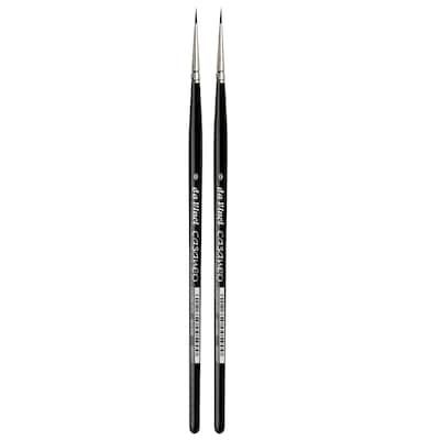 da Vinci CASANEO Mixed Media Synthetic Bristle, Round Brush, 2/Bundle (DVXVA55980-2)