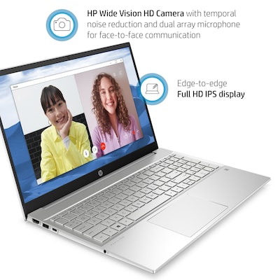 HP 15.6 Touchscreen Laptop, 11th Gen Intel Core i5-1135G7, 12GB RAM, 512GB  NVMe M.2 SSD, Backlit Keyboard with Numeric Keypad, Windows 10 Home, Silver  