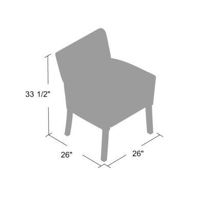 Boss Office Products Vinyl Guest Chair, Black (B639-BK)