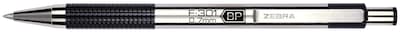 Zebra F-301 Retractable Ballpoint Pen, Fine Point, 0.7mm, Black Ink, 2 Pack (27112)