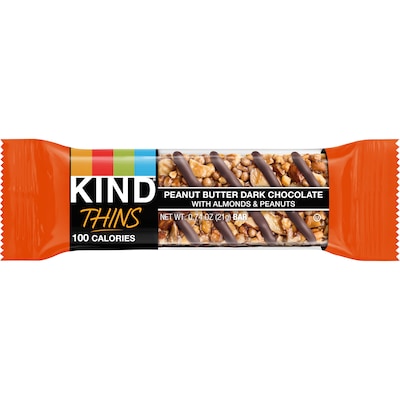 KIND Thins Gluten Free Bar Variety Pack, 14.8 oz., 20 Bars/Box (41891)