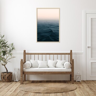 Amanti Art Ocean 5 by Ian Winstanley Wood Framed Wall Art Print, 28 x 41 (A42677389355)