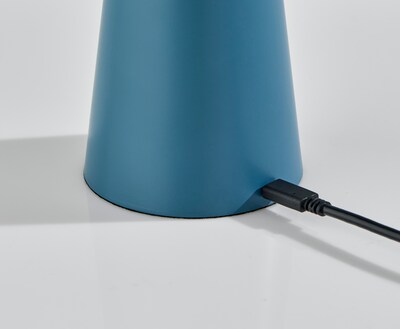 Adesso Jacky LED Table Lamp, Dusty Blue (3112-07)