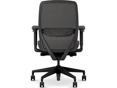 HON Nucleus Fabric/Mesh Swivel Task Chair, Black (HNR1KD.Y2.STC.A.H.IM.UR10.BL.SB.T)