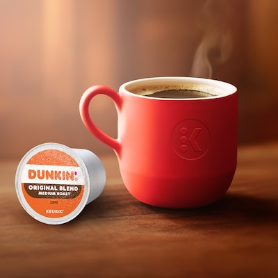 Dunkin' Original Blend Coffee Keurig® K-Cup® Pods, Medium Roast, 22/Box (400845)