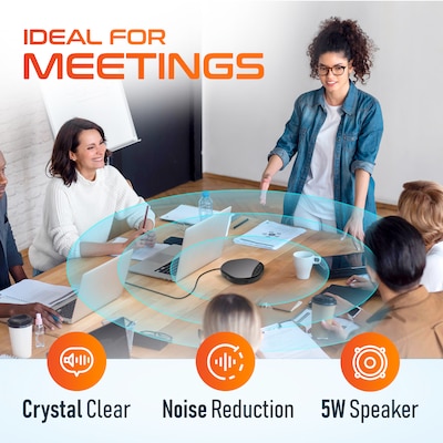 Delton C3900 Noise-Reducing USB Conference Speaker Speakerphone, Black (DSC3900-U)