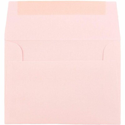 JAM Paper A1 Invitation Envelope, 3.625 x 5.125, Baby Pink, 25/Pack (155621)