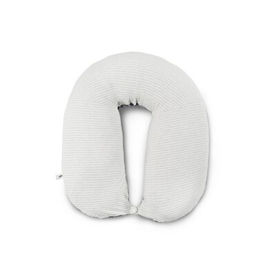 Hopo 7-in-1 Pregnancy & Nursing Pillow, White Gray (UNI-HOPOGRAY)