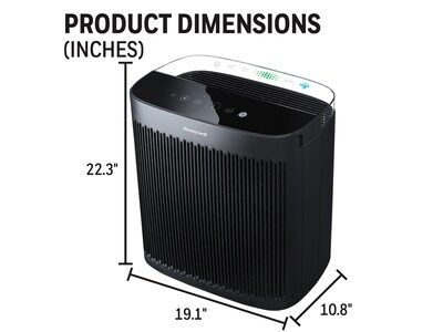 Honeywell InSight Energy Star HEPA Console Air Purifier, Black (HPA5300B)