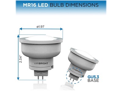 Viribright 4.2-Watt Daylight LED Floodlight Bulb, 6/Pack (752149-6)