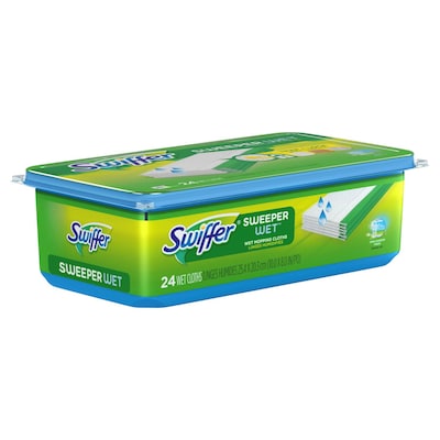Swiffer Sweeper Wet Mop Pad Refills, Open-Window Fresh Scent, 24 Count  (74597) | Quill.com