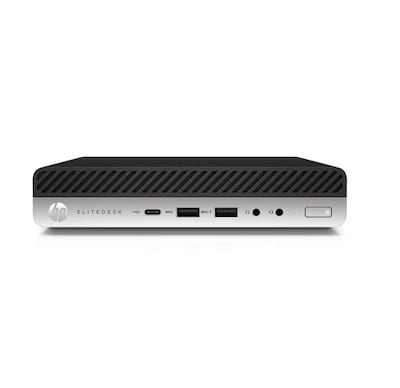 HP EliteDesk 800 G4 Refurbished Micro Desktop, Intel Core i5-8500T, 16GB Memory, 512GB SSD