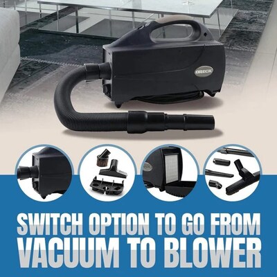 Oreck Compact Canister Vacuum, Black (BB1270DB)