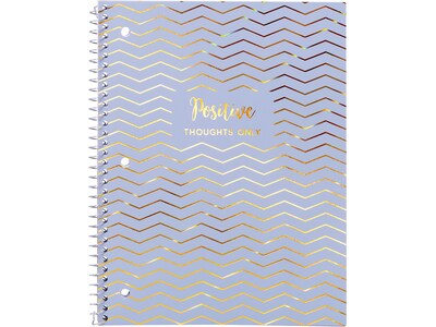 Pukka Pad Haze 1-Subject Notebooks, 8 x 10.3, College-Ruled, 50 Sheets, Assorted Colors, 3/Pack (9