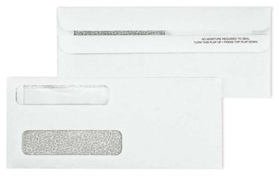 Double Window Security #8 Envelopes for QuickBooks and Quicken Software;8-5/8 x 3-5/8"