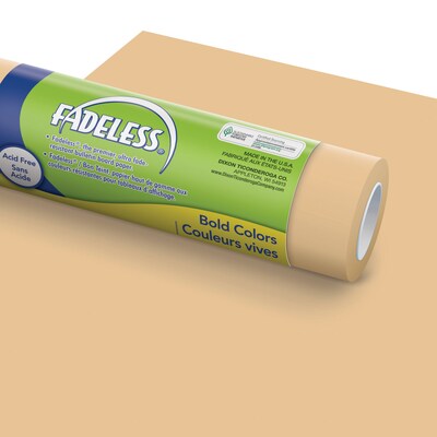 Fadeless Bulletin Board Art Paper, 48" x 12', Assorted Colors, 4/Carton (PAC0057531)