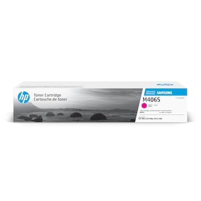 HP M406S Magenta Toner Cartridge for Samsung CLT-M406S (SU252), Samsung-branded printer supplies are now HP-branded