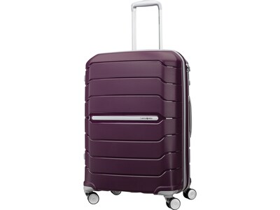 Samsonite Freeform 27.95 Hardside Suitcase, 4-Wheeled Spinner, TSA Checkpoint Friendly, Amethyst Pu