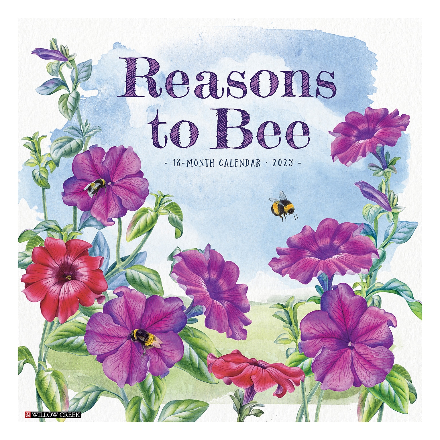 2025 Willow Creek Reasons to Bee 12 x 12 Monthly Wall Calendar (44650)