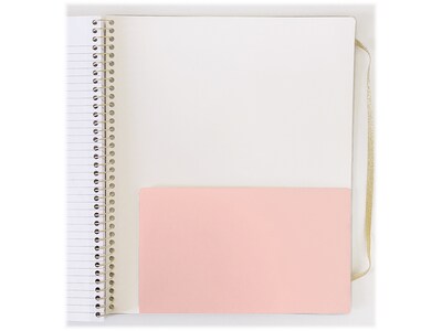 Carolina Pad Keep it in line Professional Notebook, 9.65 x 11.6, College-Ruled, 100 Sheets, Assort