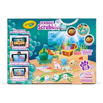 Crayola Scribble Scrubbie Ocean Pets Glow Lagoon (BIN747507)