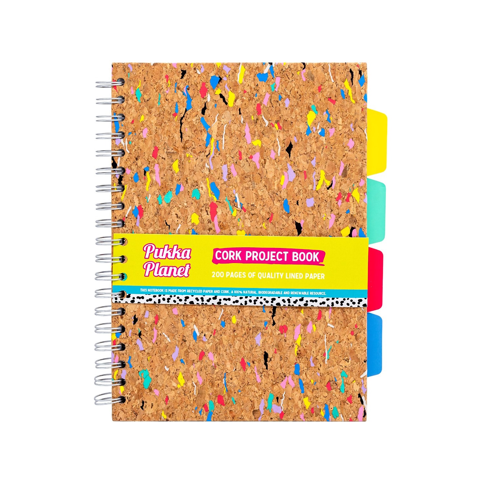 Pukka Pad Planet Project Book, 7.13 x 10.12, Wide-Ruled, 100 Sheets, Multicolor (9856-SPP)