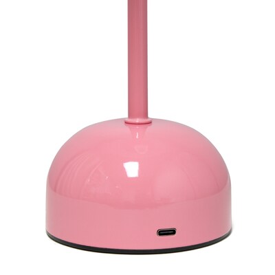 Simple Designs Mushroom Magic LED Table Lamp, Pink (LD1069-PNK)