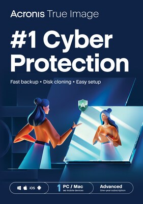 Acronis Cyber Protect Home Office - 1 Computer + 50 GB Acronis Cloud Storage - 1 year subscription E