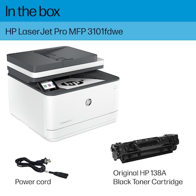 HP LaserJet Pro MFP 3101fdwe Wireless All-in-One Printer, Scan Copy Fax,  Fast, Requires Internet, Be | Quill.com