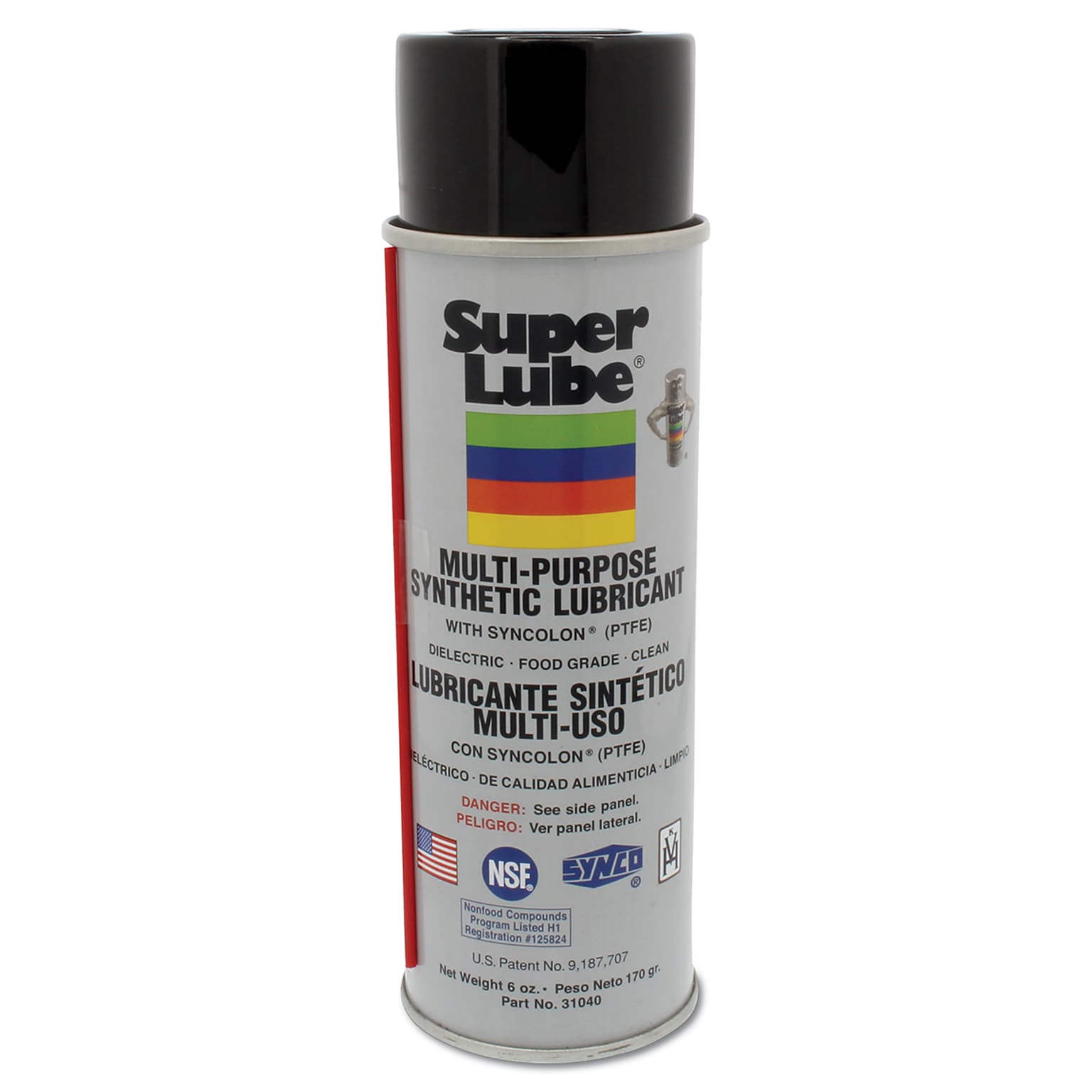 Super Lube 6 oz. Multi-Purpose Synthetic Lubricant with Syncolon (NLGI2), 12/Case (31040)