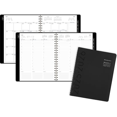 2025-2026 AT-A-GLANCE Contemporary 8.25 x 11 Academic Year Weekly & Monthly Planner, Faux Leather