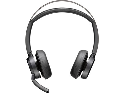 Poly Voyager Focus 2 USB-A Noise Canceling Bluetooth Stereo Computer Headset, MT Certified, Black  (