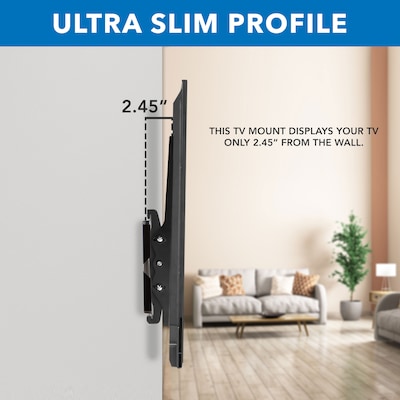 Mount-It! Tilt Wall TV Mount for 37" - 80" Screens, 175 lbs. Max. (MI-303B)