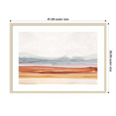 Amanti Art Sierra Hills 01 by Lisa Audit Wood Framed Wall Art Print, 41" x 30" (A42675521693)