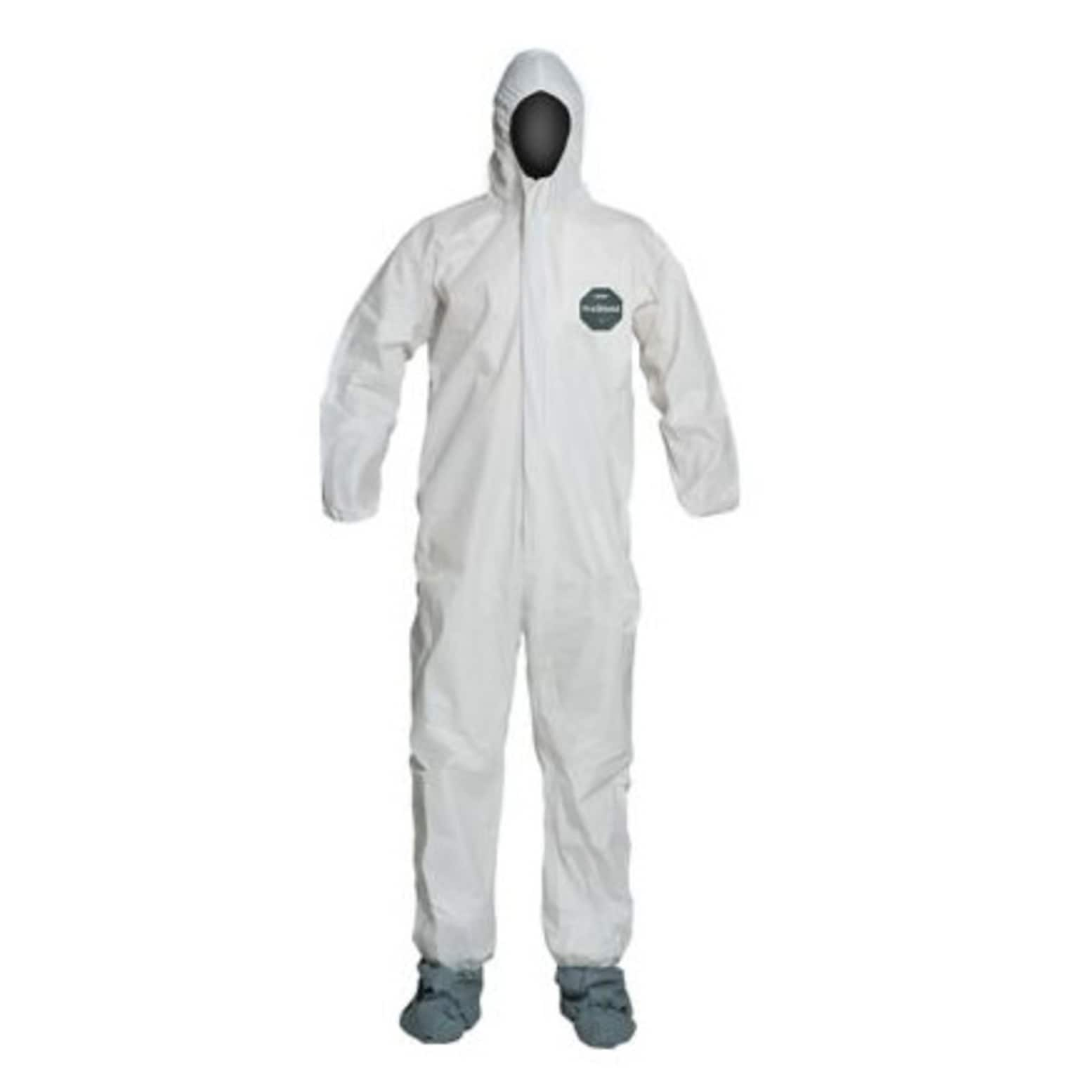 DuPont ProShield 50 Coverall, Standard Fit Hood, Large, 25/Case (NB122SWHLG00)