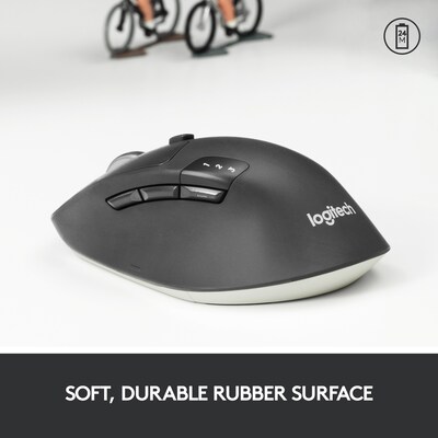 Logitech M720 Triathlon Wireless Bluetooth Multi-Device Mouse, Black  (910-004790) | Quill.com