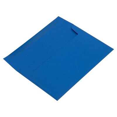 JAM Paper A10 Invitation Envelope 6" x 9 1/2", Presidential Blue, 25/Pack (563916912)