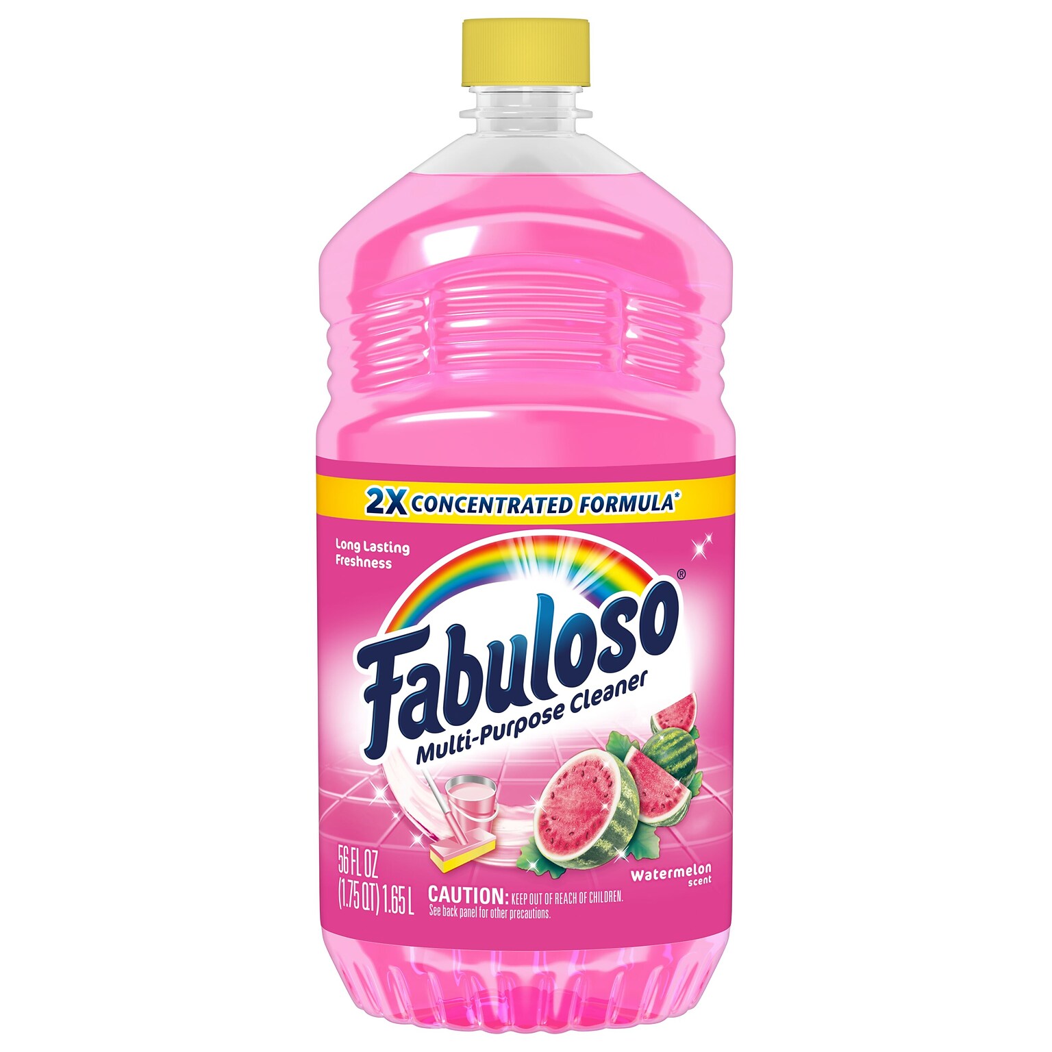 Fabuloso Multi-Purpose Cleaner & Floor Cleaner, 2X Concentrated Formula, Watermelon Scent, 56 fl oz