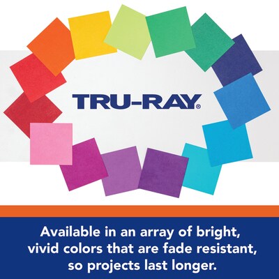 Pacon Tru-Ray 12" x 18" Construction Paper, Gold, 50 Sheets/Pack, 3/Pack (PAC102998)