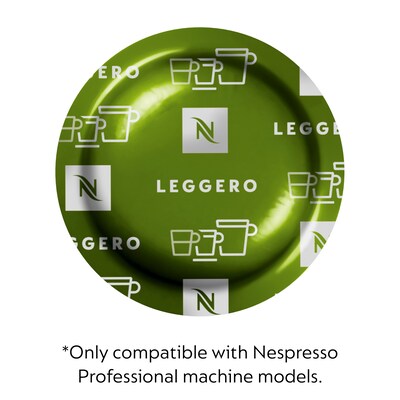 Nespresso Leggero Coffee Nespresso Professional Capsules, Espresso Roast, 50/Box (8903.84)