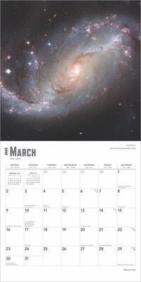 2025 BrownTrout Astronomy 12" x 12" Monthly  Wall Calendar (9781975476519)