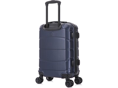 DUKAP Sense 20" Hardside Suitcase, 4-Wheeled Spinner, Blue (DKSEN00S-BLU)