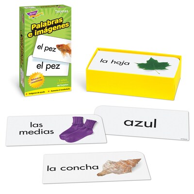 TREND Palabras e imágenes (SP) Skill Drill Flash Cards, Pack of 3 (T-53006-3)